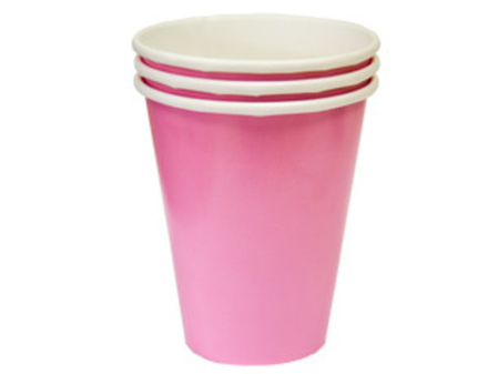 Стакан Розовый 266мл 8шт/A