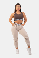 Топ MEDIUM IMPACT CROSS BACK SPORTS BRA 410 Коричневый