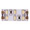 Светодиодная лента SWG 24W/m 240LED/m 3014SMD теплый белый 5M 001699