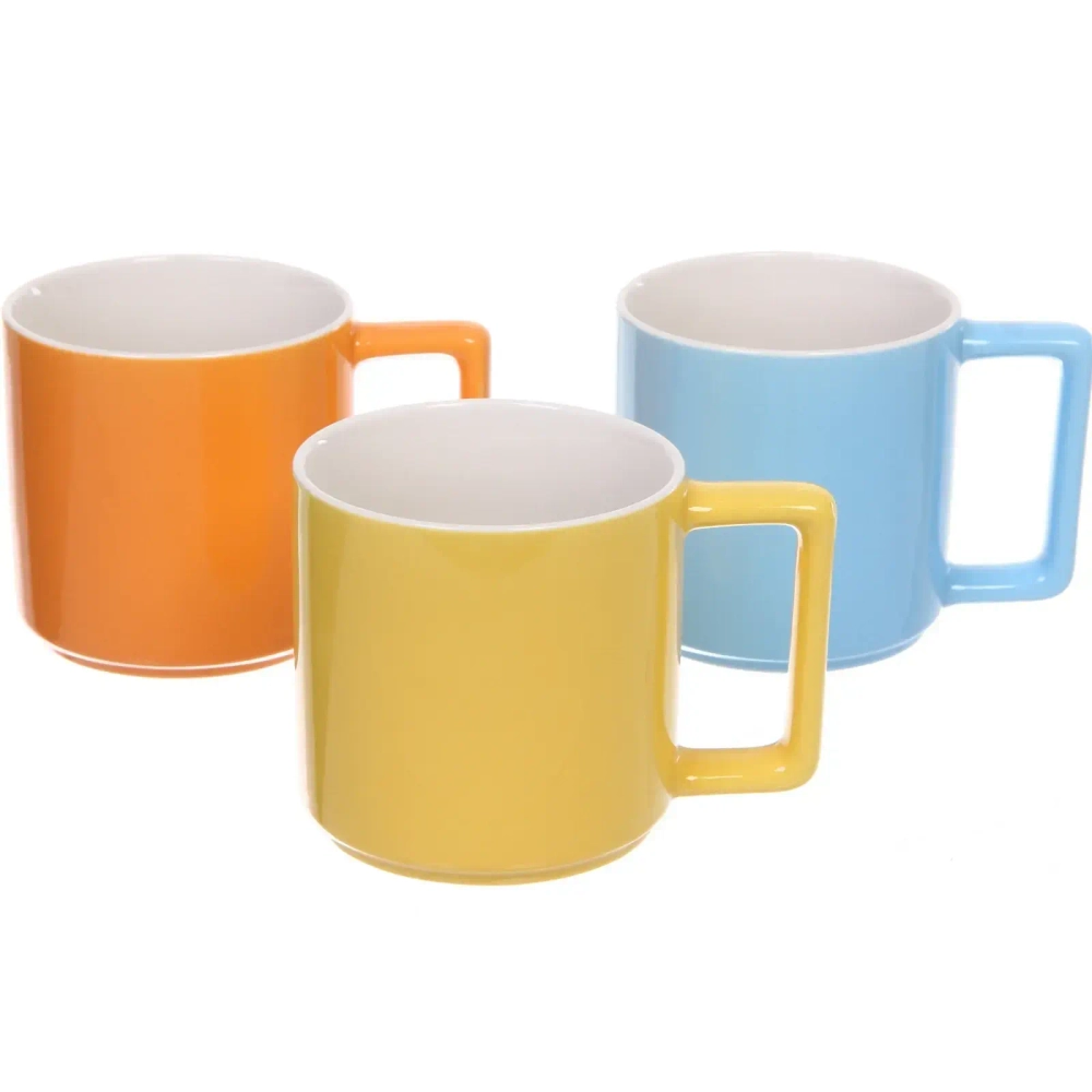 Кружка керамическая 340мл «Блеск», микс цветов