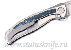 Нож Широгоров Флиппер F95NL 3M M390 CF ARCTIC STORM MRBSфотография - 7