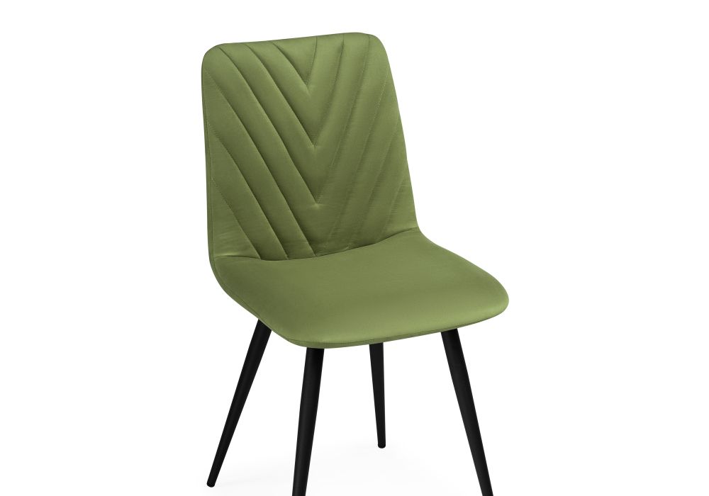 Стул на металлокаркасе Ральф зеленый / черный