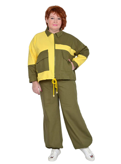 Джинсовые брюки Луговые цветы