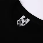 Футболка Heartz Sequence Black Kimono черная