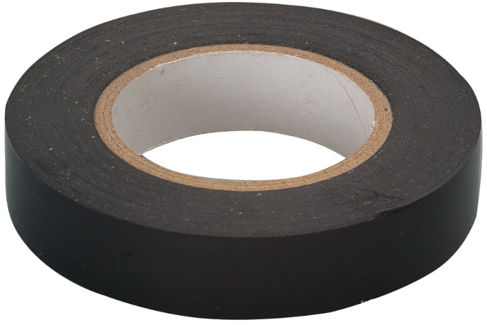 Изолента  ПВХ 15 мм черная 20м HOBBI