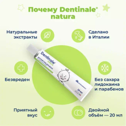 Детский гель для десен DENTINALE NATURA