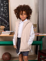 Жилет детский  SCHOOL бежевый