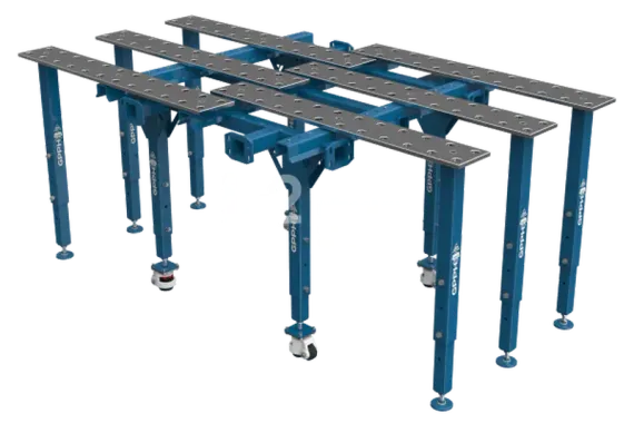 Модульный сварочный стол GPPH одинарный раскладной (2670x1600 мм)