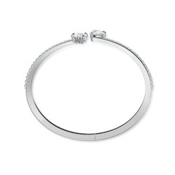 ATTRACT SOUL:BANGLE HEART CZWH/CRY/RHS M 5518814
