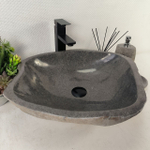 Каменная раковина из речного камня RS-05099 (54*47*15) 0857 из натурального камня