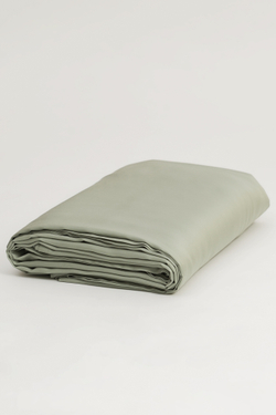 Простыня на резинке 200х200х40 German Grass Olive Brilliant зеленая