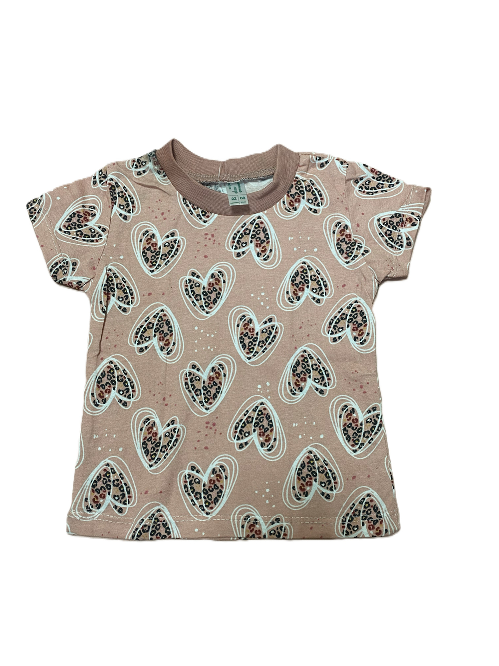 Футболка на девочку из кулирки (100% хлопок) на рост 68 см