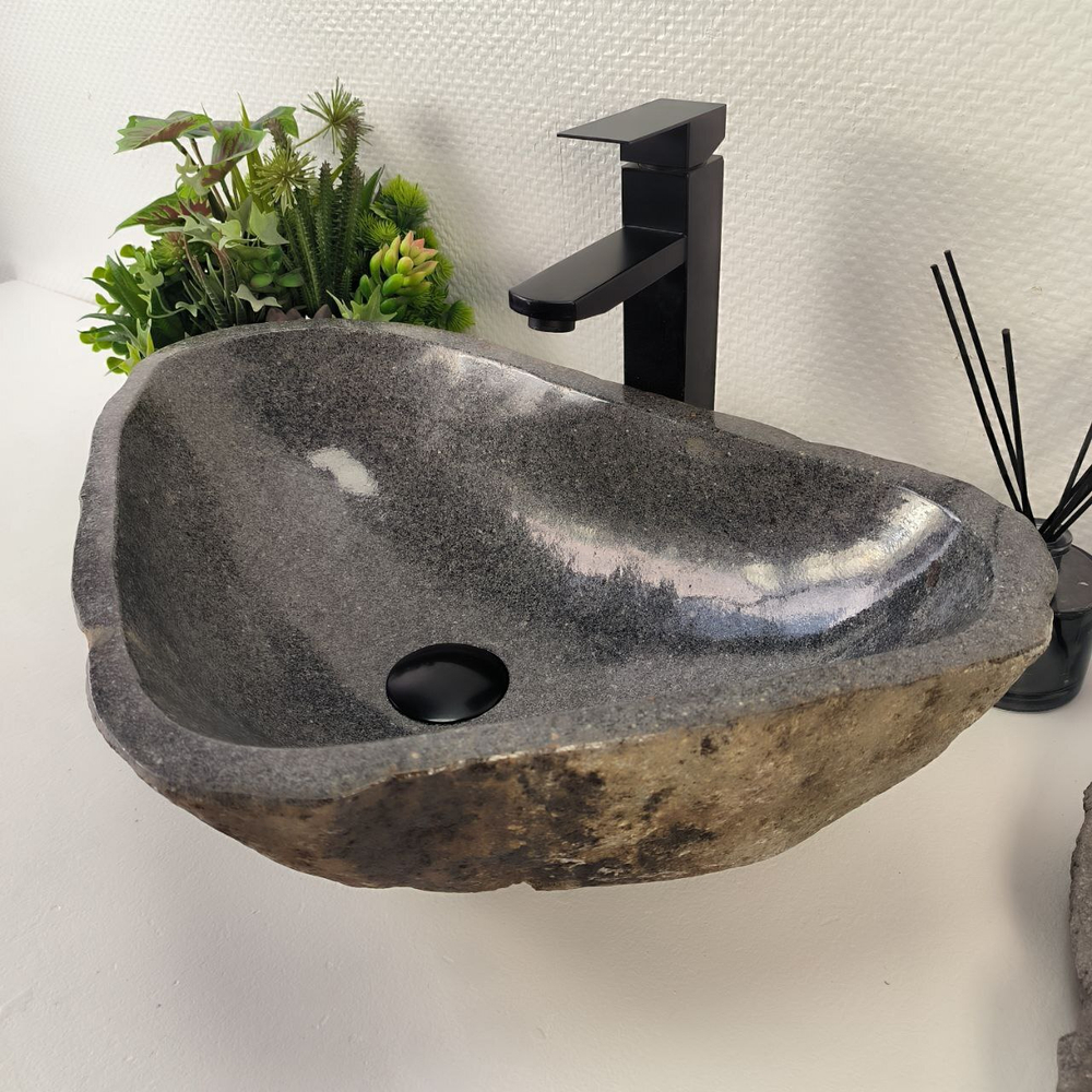 Раковина из речного камня RS-64857 55*37*15 0857