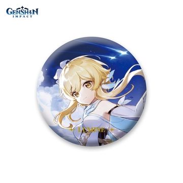 Значок Genshin Impact Character Badge Traveller Lumine 6974696616033