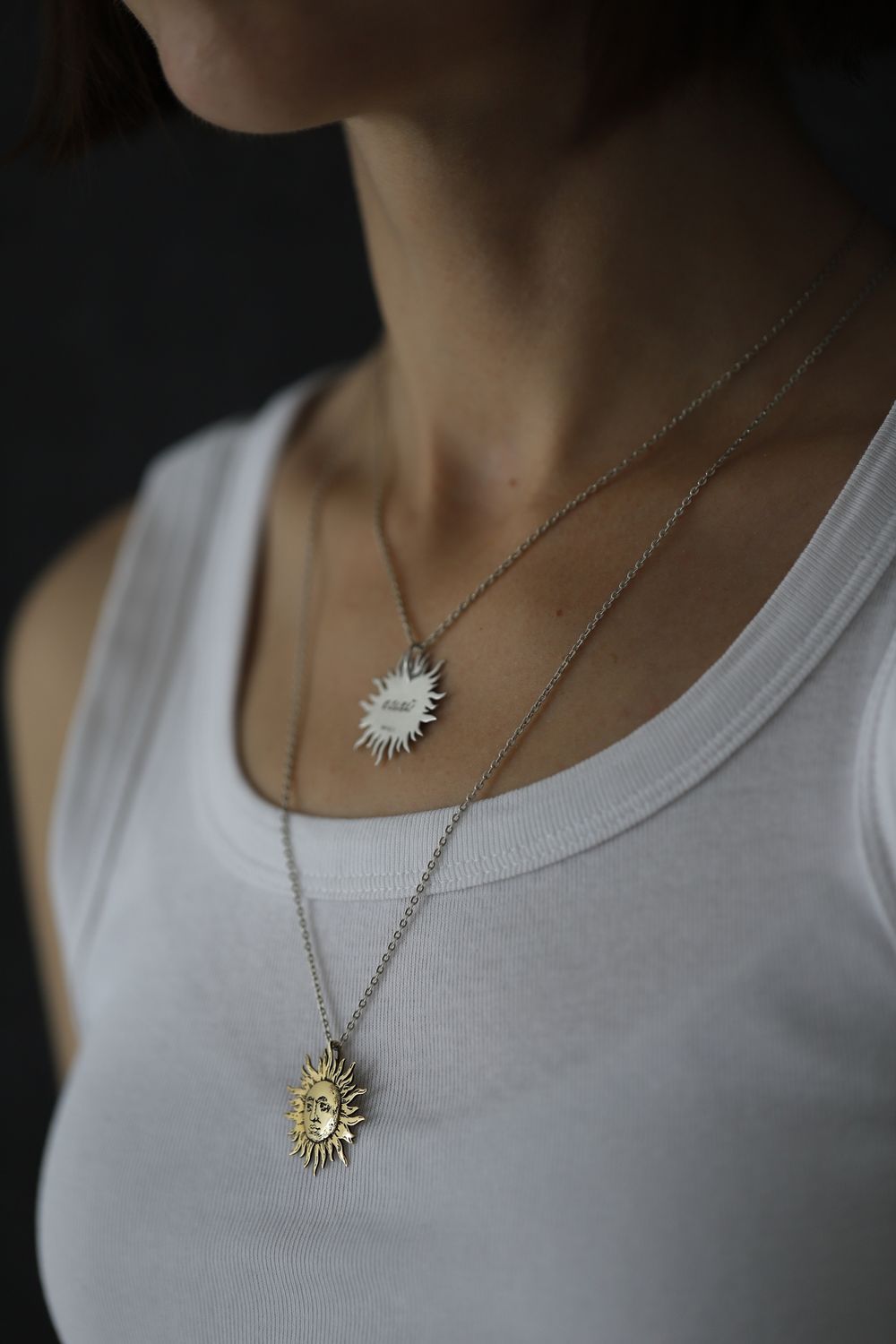 Подвеска Сияй большая позолота La Lune