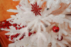 Ель искусственная Царь елка Адель белая 210 см