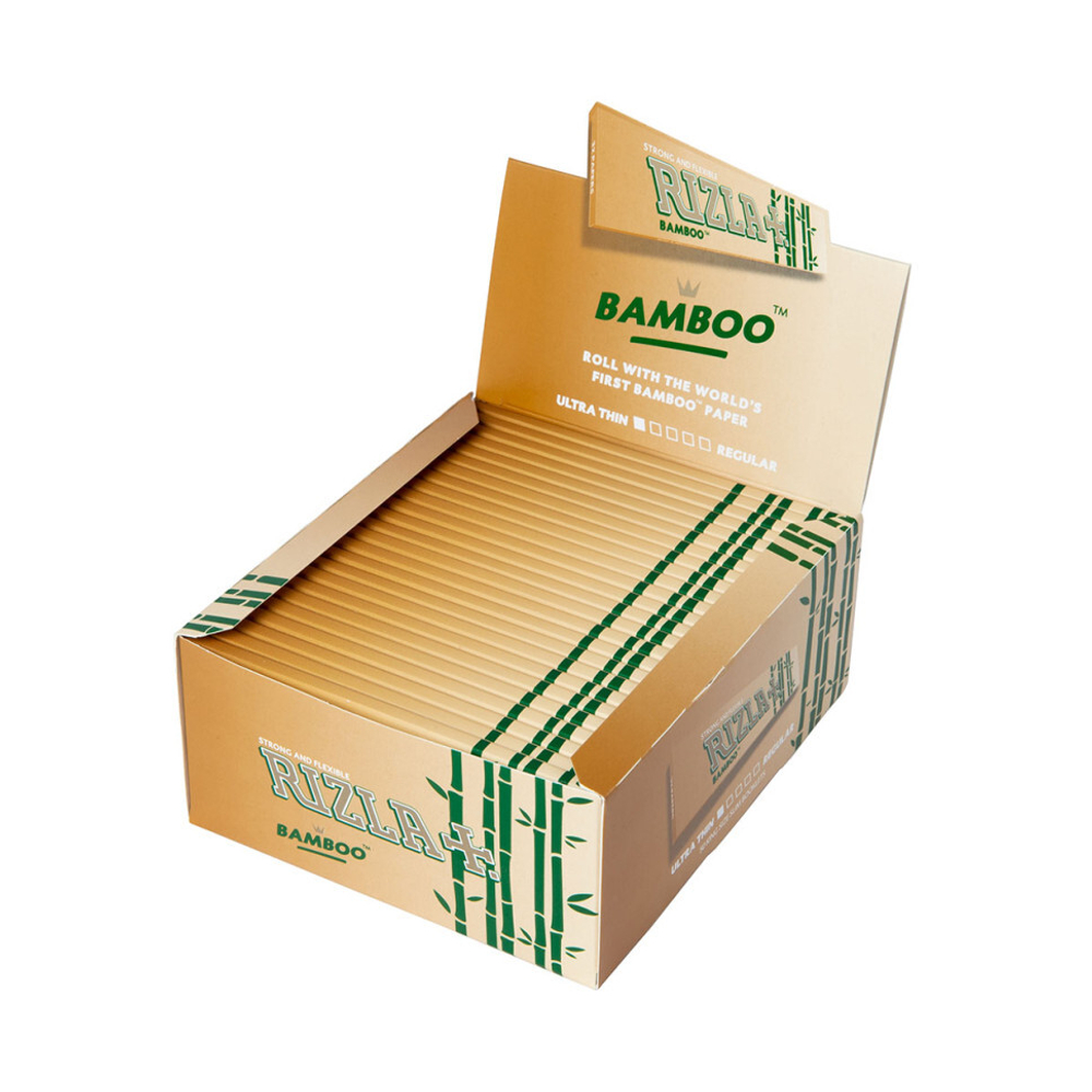 Бумага для самокруток RIZLA+ King Size Bamboo (Бамбук, Прозрачная) 32л.