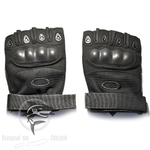 Тактические перчатки черные (Black) Обрезанные пальцы