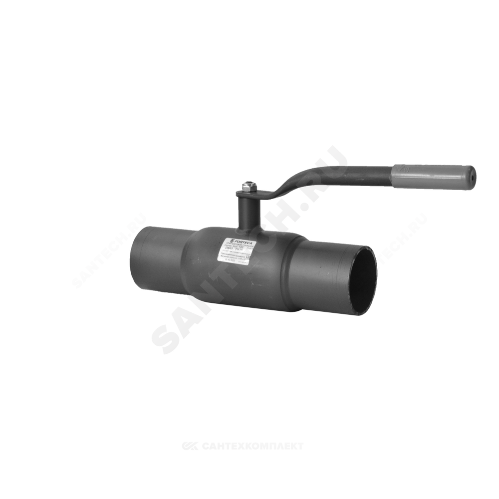 Кран шаровой сталь 11с67п Ду 150 Ру25 п/привар L=360мм FORTECA 182.1.150.025