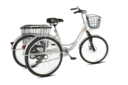 Электровелосипед РВЗ Чемпион с корзиной