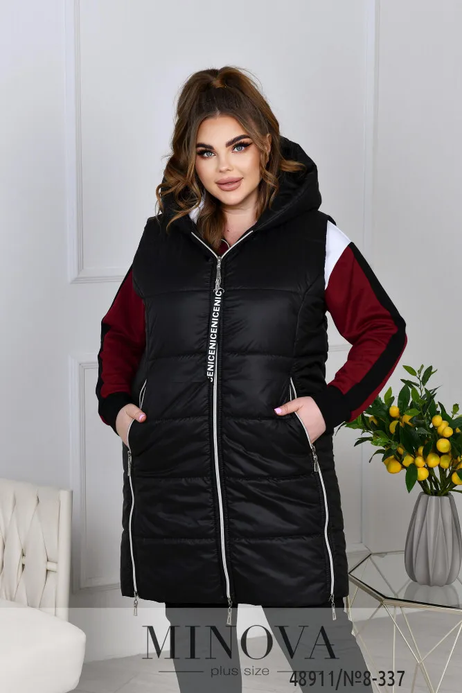 Костюм 8-337-марсала-черный Minova