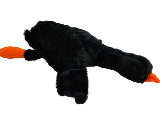 Мягкая игрушка " Гусь " черный , 45 см