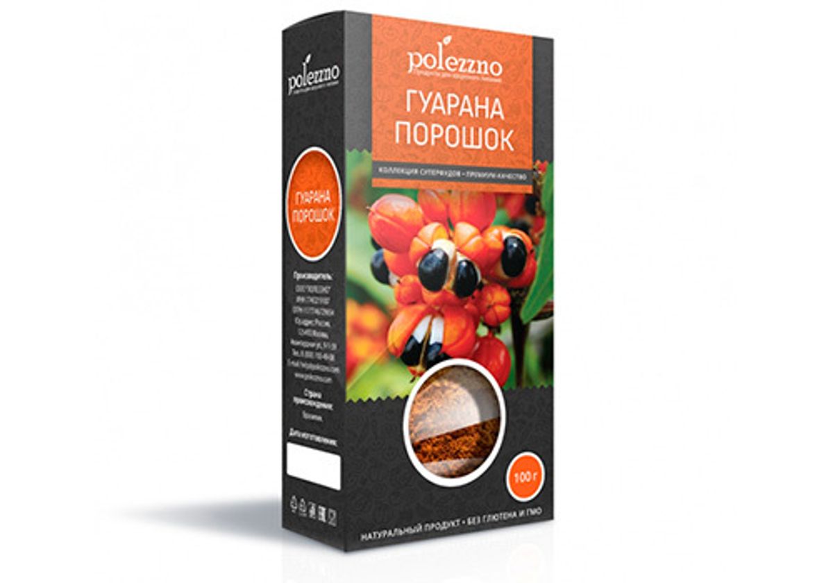 Гуарана Polezzno, 100г