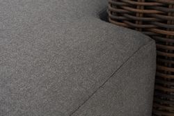 "Капри" кушетка из искусственного ротанга, цвет коричневый