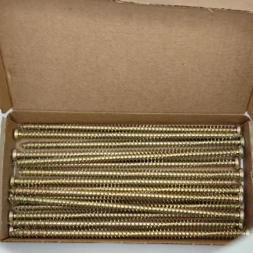 Шуруп по бетону 7.5х182 жёлтый цинк 0,5кг