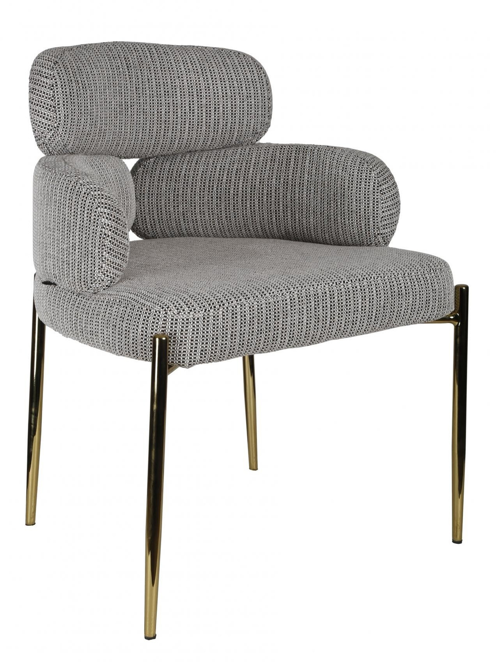 Стул обеденный Ist Casa Романи, черно-белый, золото