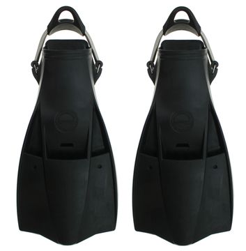 Ласты с открытой пяткой Aquatec Jet Fin черный