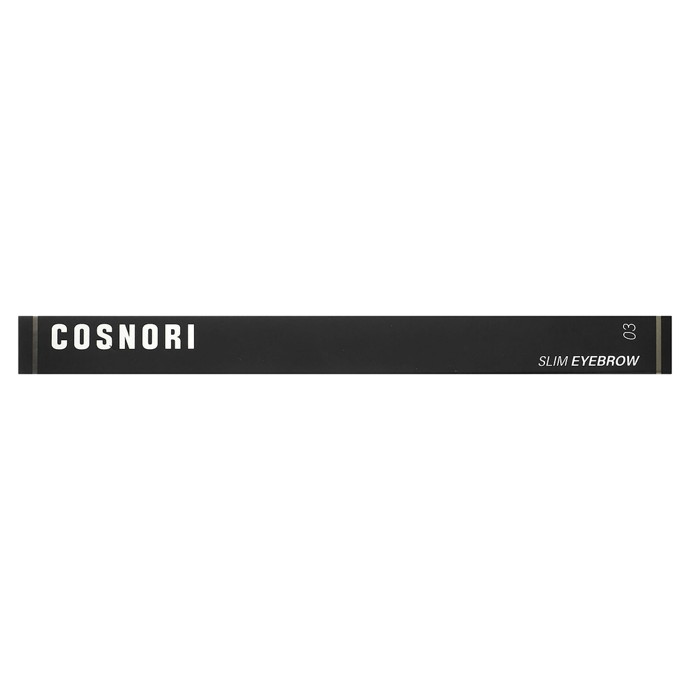 Cosnori, тонкий карандаш для бровей, 03 темный шоколад, 0,13 г (0,005 унции)