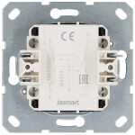 Выключатель одноклавишный перекрестный 10A 250V~ с накладкой, цвет Антрацит
