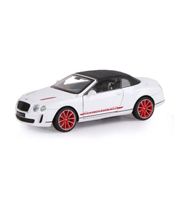 Машина "АВТОПАНОРАМА" Bentley Continental Supersports ISR, белый, 1/24, в/к 24,5*12,5*10,5 см