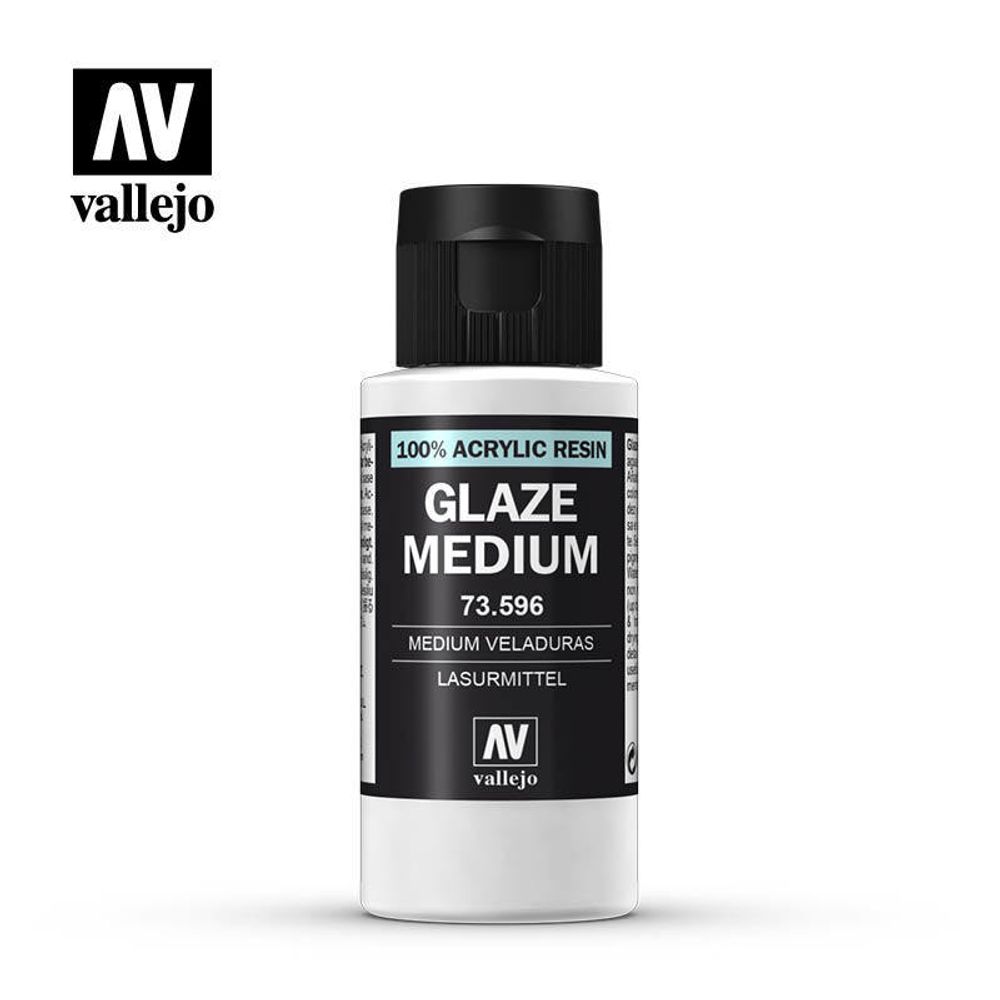 Разбавитель Vallejo GLAZE MEDIUM 596-60 ML. Разбавитель Vallejo GLAZE MEDIUM 596-60 ML.
