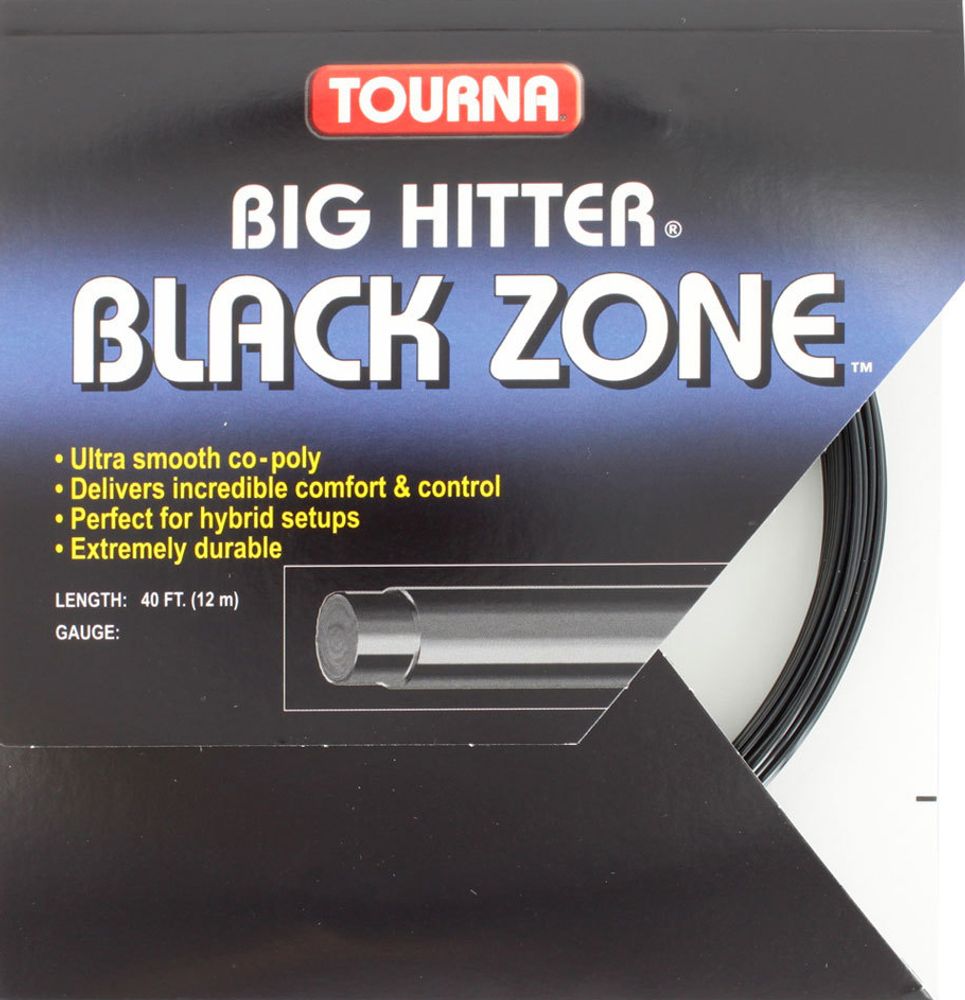 Струны теннисные Tourna Big Hitter Black Zone (12 m) - black