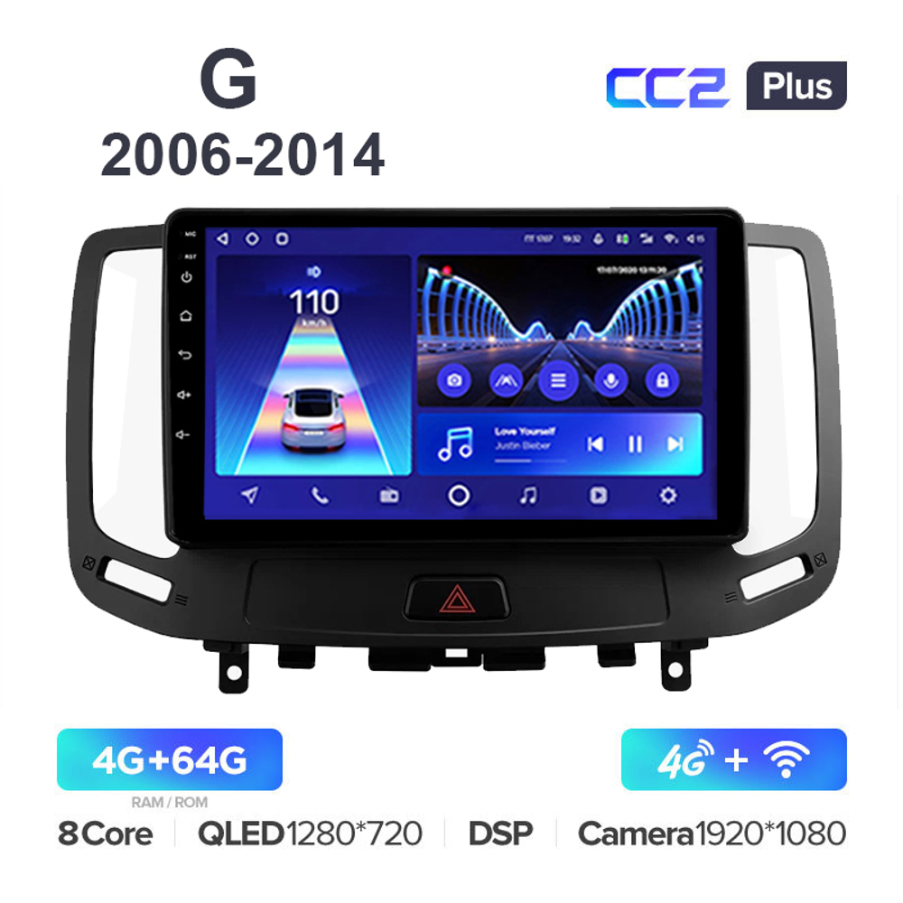 Teyes CC2 Plus 9"для Infiniti G 2006-2014