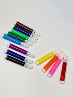 Доска для рисования с проектором, 12 фломастеров в комплекте (201171914) голубая