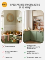 Полка настенная лофт навесная для кухни и комнаты Kolumn