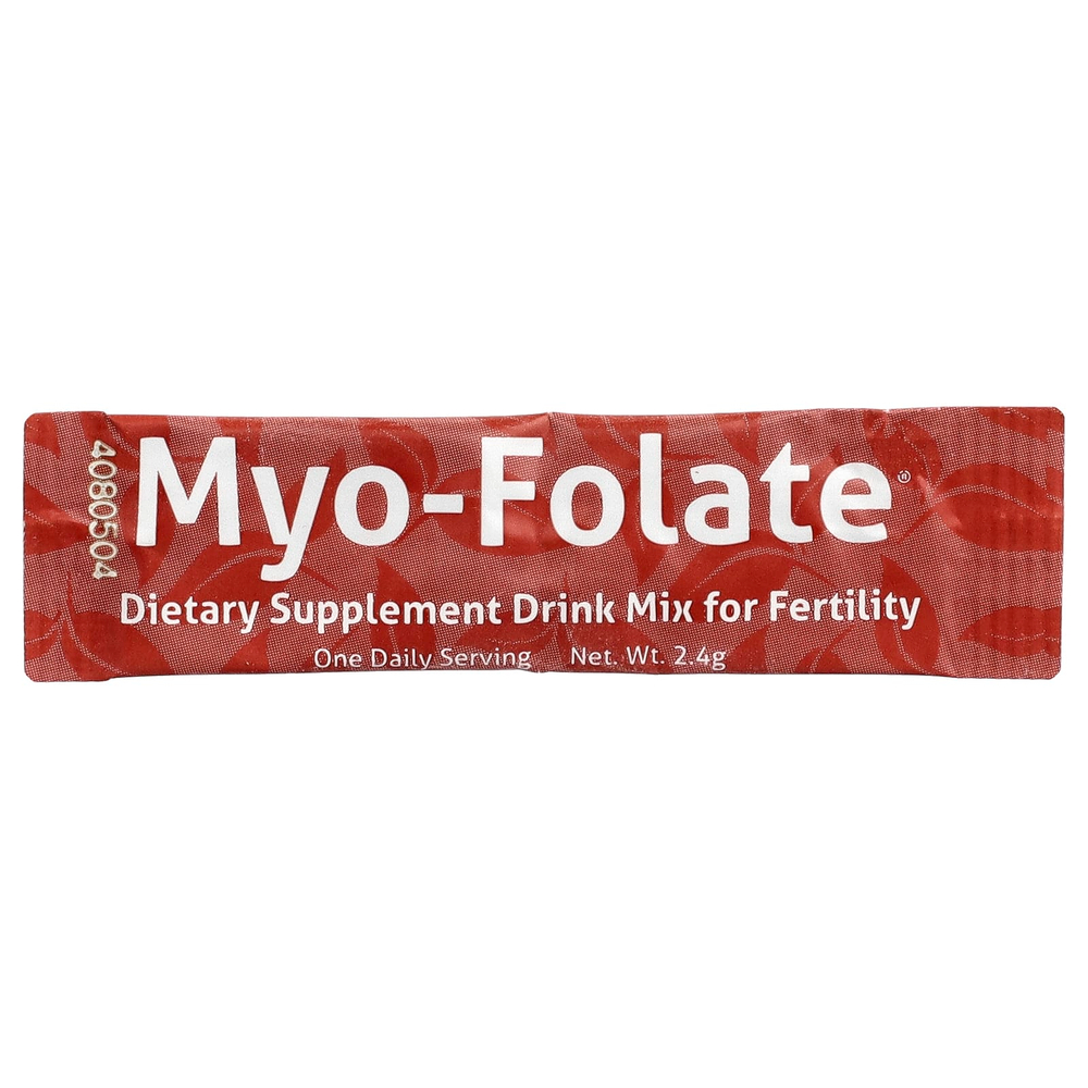 Fairhaven Health, мио-фолат, смесь для приготовления напитка для здоровья репродуктивной системы, без ароматизаторов, 30 пакетиков по 2,4 г
