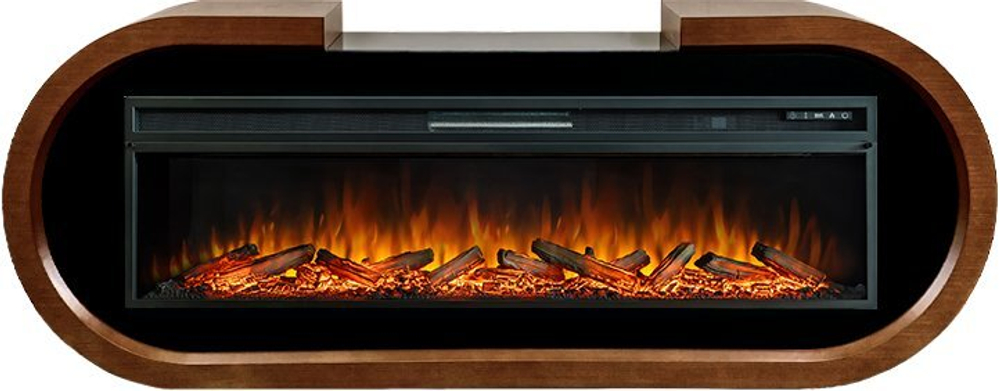 Каминокомплект Soho - Орех с очагом Vision 60 LOG LED