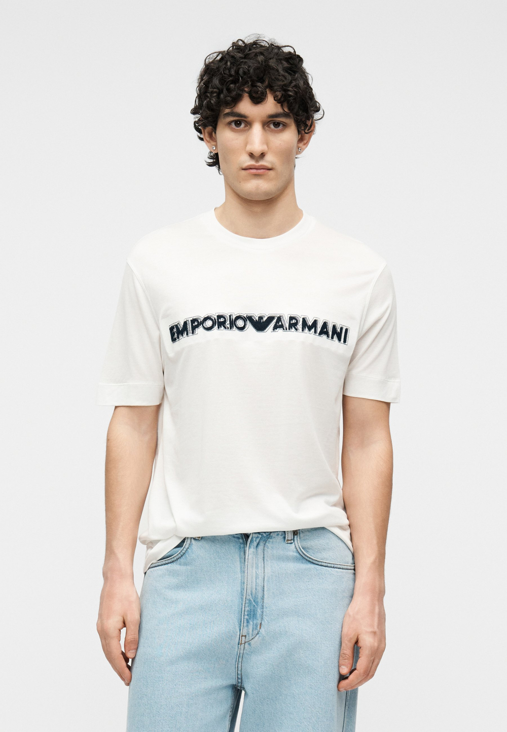 Emporio Armani Футболка с принтом - Белый