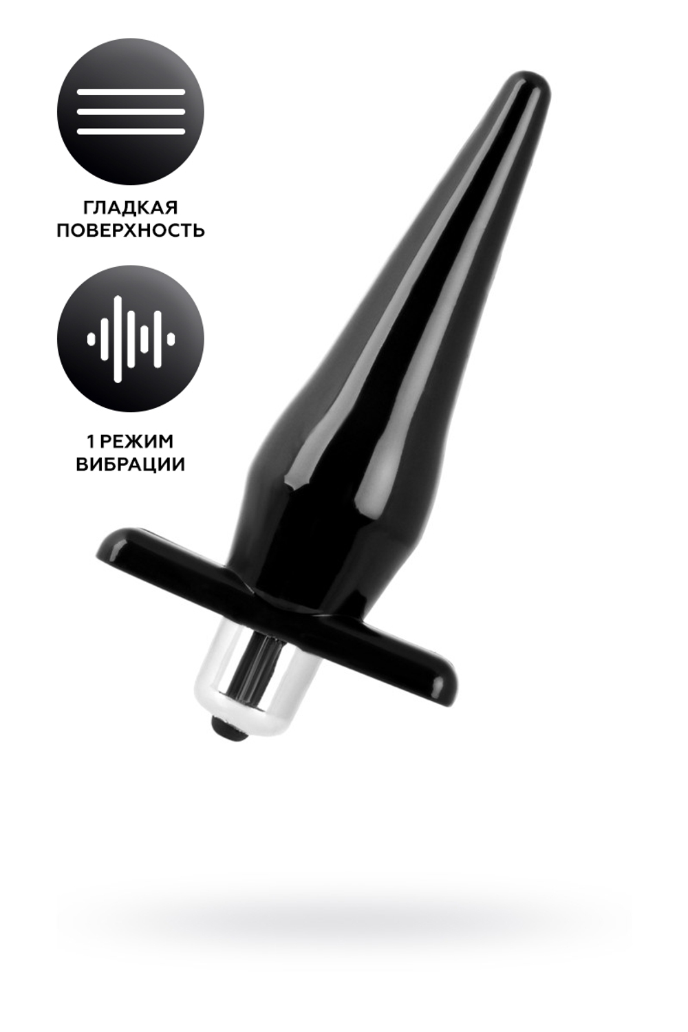 Анальная втулка Black & Red by TOYFA, TPE, черная, 12,7 см,  3 см