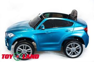 Детский электромобиль Toyland BMW X6M mini Синий