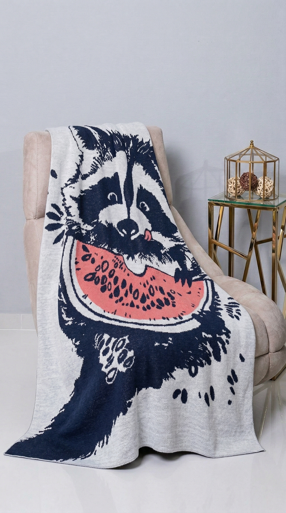 Плед 100x130 Енот ПД050