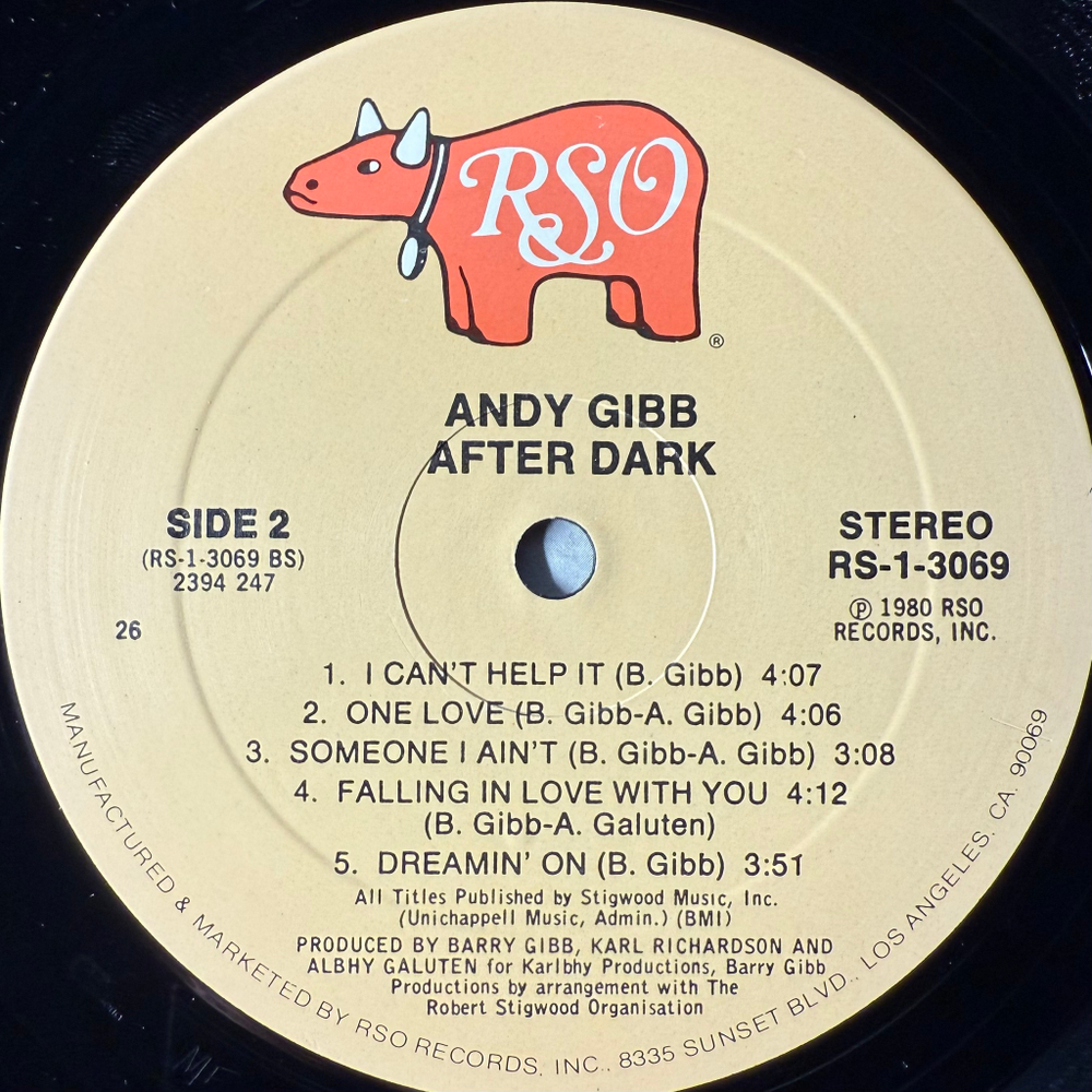 Andy Gibb ‎– After Dark (США 1980г.)