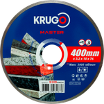 Диск алмазный сплошной KRUGO MASTER по бетону 400х3,2х76х10mm, 81084000284