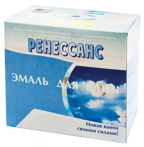 Эмаль д/ванн Белая "РЕНЕССАНС" 800г/12шт *АНЛЕС*