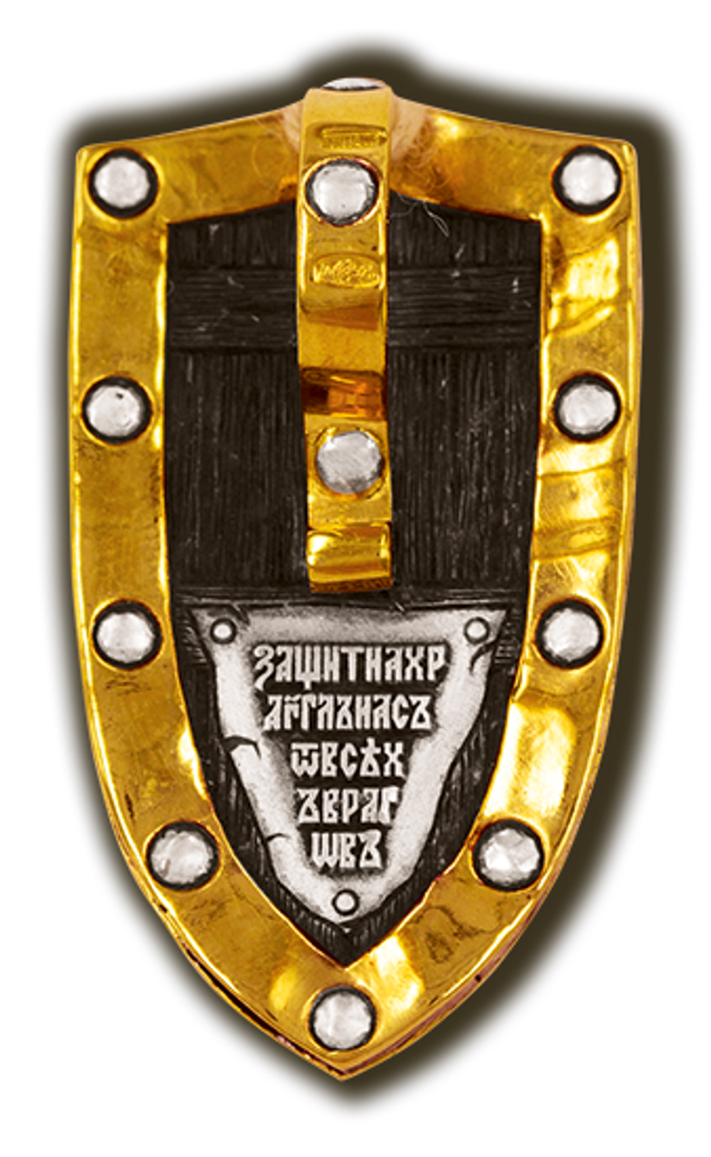 Нательная икона Архангела Михаила. Серебро 925 пробы.