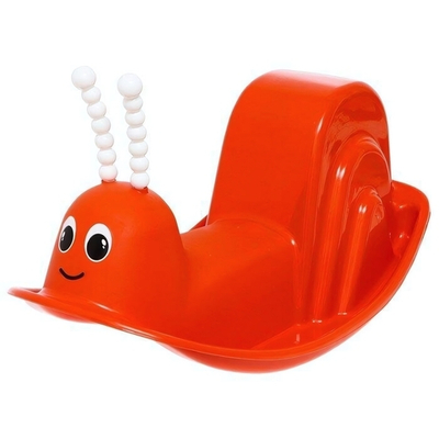 Пластиковая качалка "Улитка" (красный). 333-К (Р.с.)